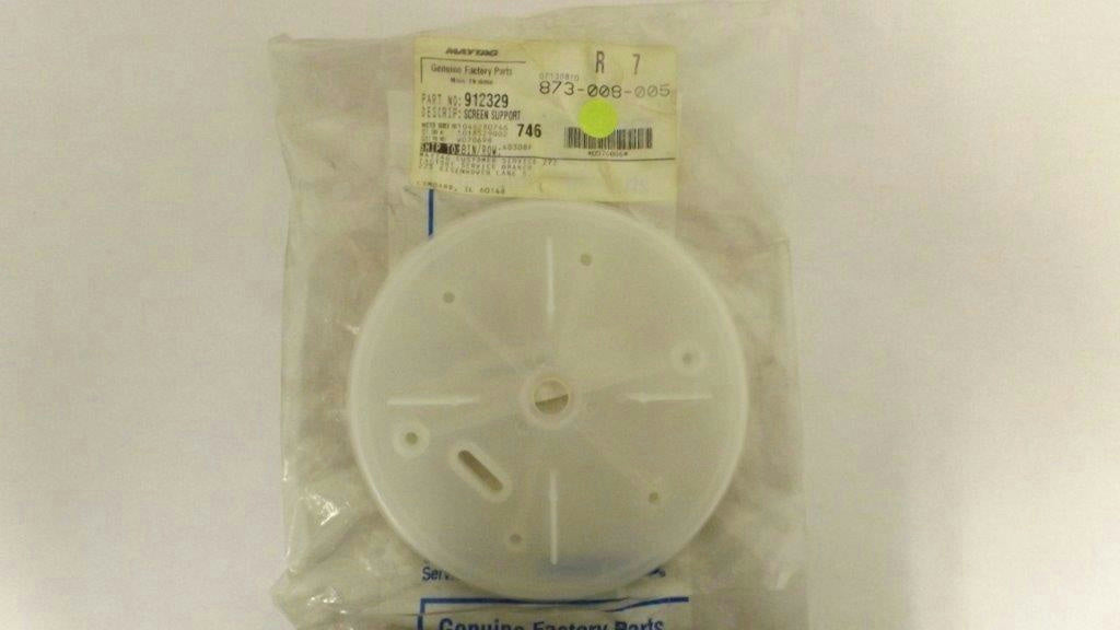 MAYTAG WHIRLPOOL DISHWASHER 912329 SCREEN SUPPORT NEW MAYTAG WHIRLPOOL DISHWASHER 912329 SCREEN SUPPORT NEW